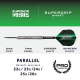 Harrows Impact 70% Tungsten Steel Tip Darts