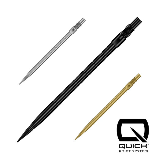 Harrows Micro Grip Quick Points-1-Black-26mm-Premier Darts