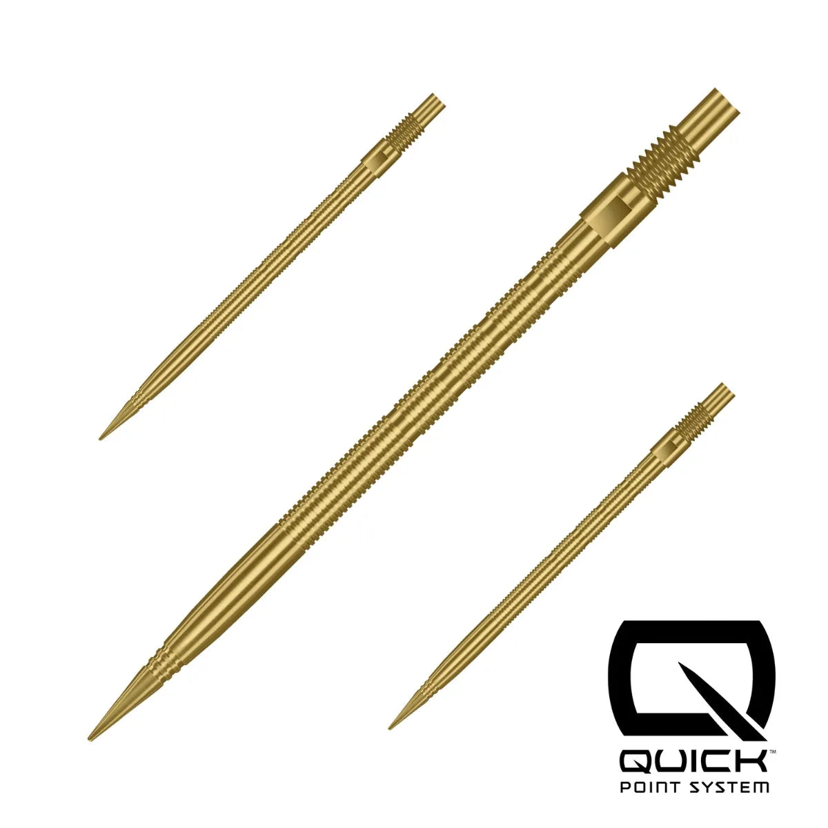 Harrows Micro Grip Quick Points-11-Gold-40mm-Premier Darts