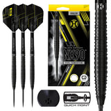 Harrows NX90 Black QP 90% Tungsten Steel Tip Darts-1-21 GRAM-Premier Darts