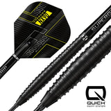Harrows NX90 Black QP 90% Tungsten Steel Tip Darts-2-21 GRAM-Premier Darts
