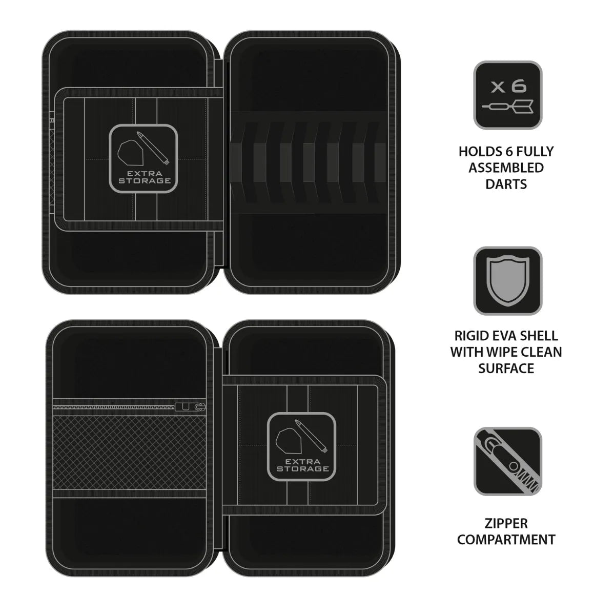 Harrows Ryan Searle Series 2 Pro 6 Darts Case