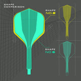 Harrows Solo 2 Integrated Flight and Shaft System-4-Black-Short-Premier Darts