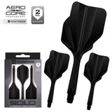 Harrows Solo 2 Integrated Flight and Shaft System-5-Black-Short-Premier Darts