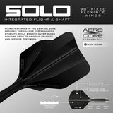 Harrows Solo 2 Integrated Flight and Shaft System-2-Black-Short-Premier Darts