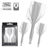 Harrows Solo 2 Integrated Flight and Shaft System-11-Clear-Short-Premier Darts