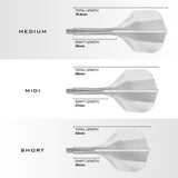 Harrows Solo 2 Integrated Flight and Shaft System-14-Black-Short-Premier Darts