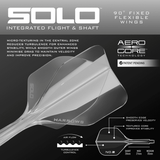 Harrows Solo 2 Integrated Flight and Shaft System-12-Black-Short-Premier Darts