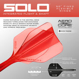 Harrows Solo 2 Integrated Flight and Shaft System-16-Black-Short-Premier Darts