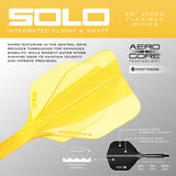 Harrows Solo 2 Integrated Flight and Shaft System-20-Black-Short-Premier Darts