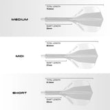 Harrows Solo Integrated Flight and Shaft System-14-Black-Short-Premier Darts