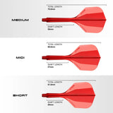 Harrows Solo Integrated Flight and Shaft System-18-Black-Short-Premier Darts