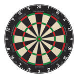Harrows Fortis Board, Trilight, Rubber Mat & Surround Bundle-3-Black-Premier Darts