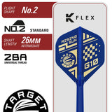 Target Japan Haruki Muramatsu Rising Sun G10.5 95% Tungsten Steel Tip Darts-7-23 GRAM-Premier Darts