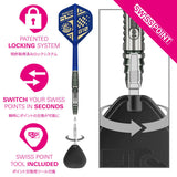 Target Japan Haruki Muramatsu Rising Sun G10.5 95% Tungsten Steel Tip Darts-8-23 GRAM-Premier Darts