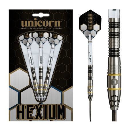 Unicorn Hexium Style 01 90% Tungsten Steel Tip Darts