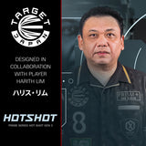 Target Japan Hot Shot Harith Lim G3 90% Tungsten Steel Tip Darts-2-23 GRAM-Premier Darts