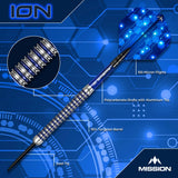 Mission ION 95% Tungsten Steel Tip Darts-4-22 GRAM-Premier Darts