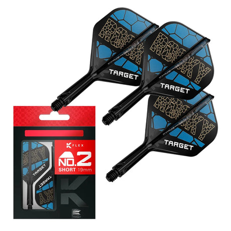 Target Darts Josh Rock K-Flex Flight System No2-7-Short-Premier Darts