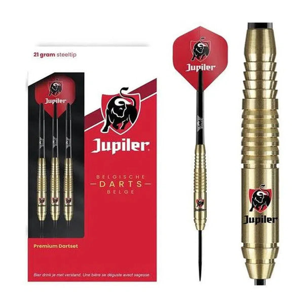 Jupiler Gold Brass Steel Tip Darts-1-21 GRAM-Premier Darts