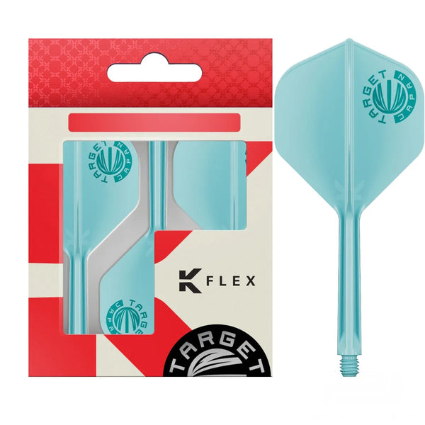 Target Japan Exclusive Edition Aquamarine K-Flex Flight System No2-1-Short-Premier Darts