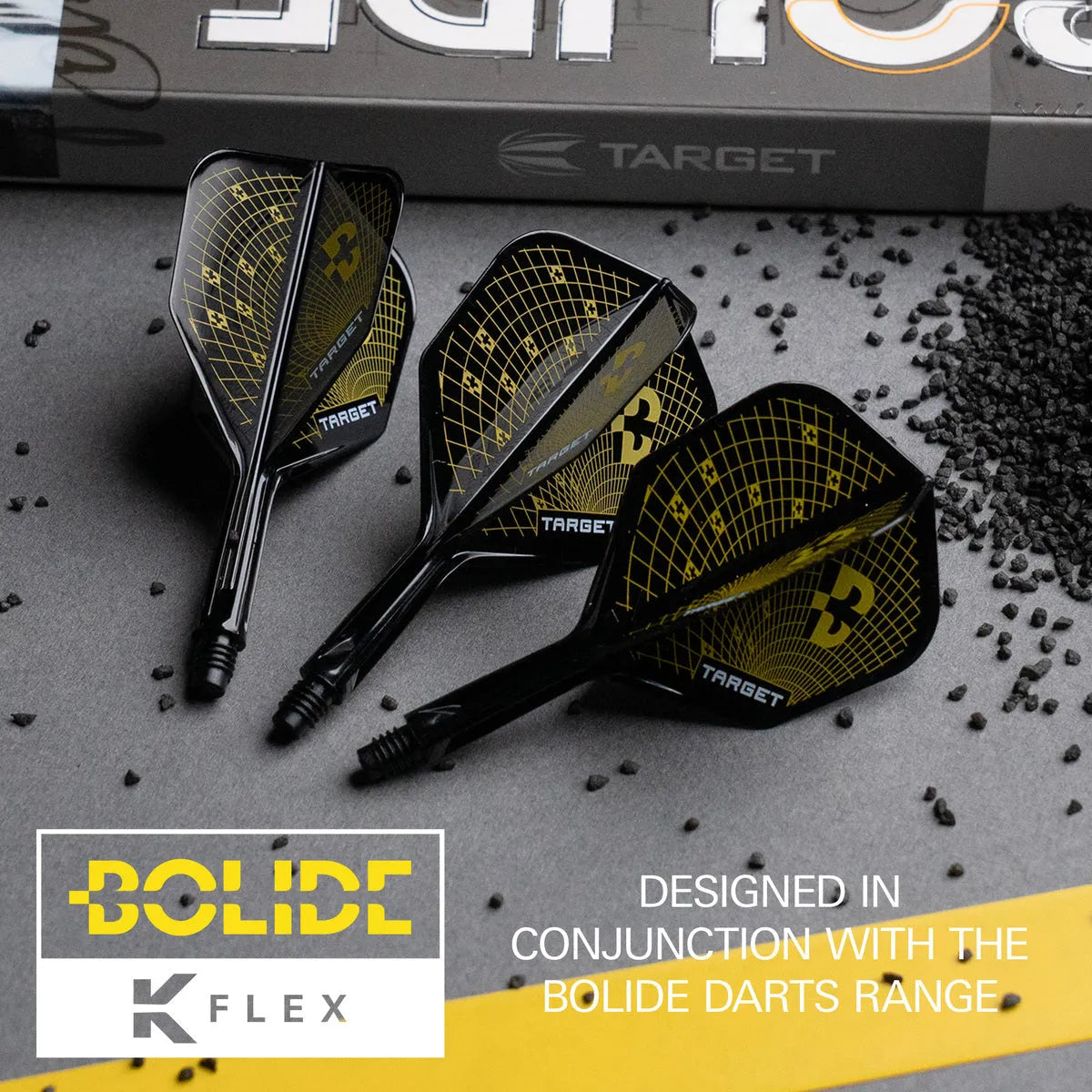 Target Darts Bolide K-Flex Flight System No2-2-Short-Premier Darts