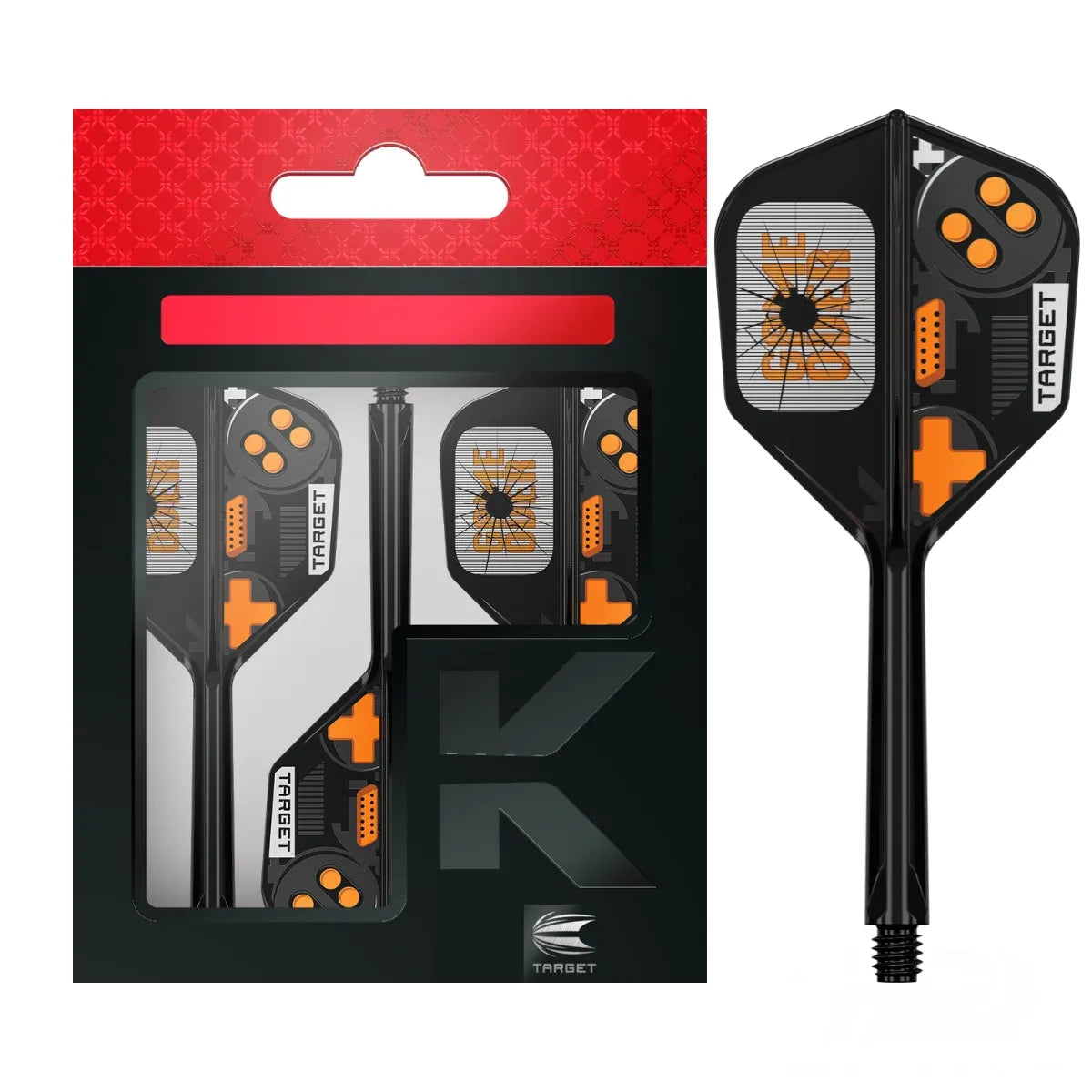 Target Darts Game Over K-Flex Flight System No6-1-Short-Premier Darts