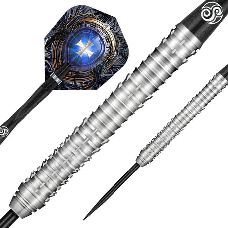 Shot Future Knights Ironsoul 90% Tungsten Steel Tip Darts-2-23 GRAM-Premier Darts