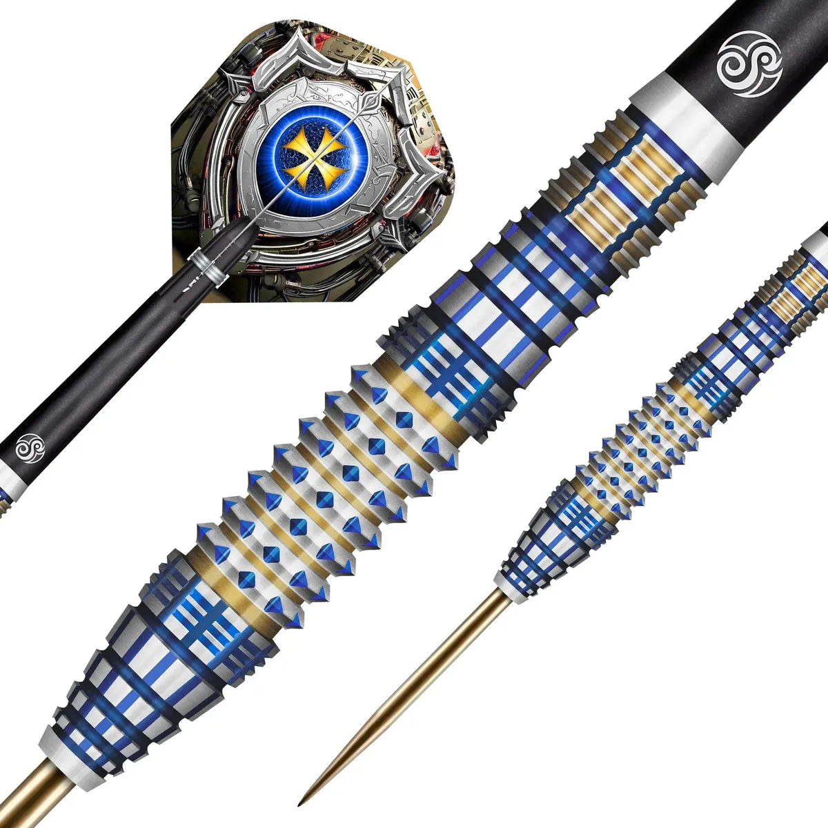 Shot Future Knights Darkstar 90% Tungsten Steel Tip Darts-2-23 GRAM-Premier Darts