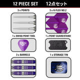 Target Japan Kasumi Sato Endeavour G3 90% Tungsten Steel Tip Darts-6-22 GRAM-Premier Darts