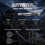 Mission Katana 95% Tungsten Steel Tip Darts-5-22 GRAM-Premier Darts