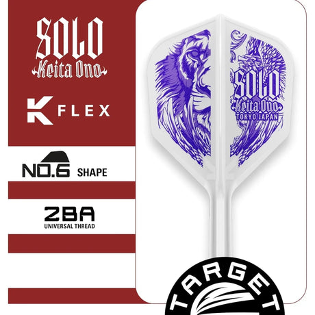 Target Japan Keita Ono Solo K-Flex Flight System No6-4-Short-Premier Darts