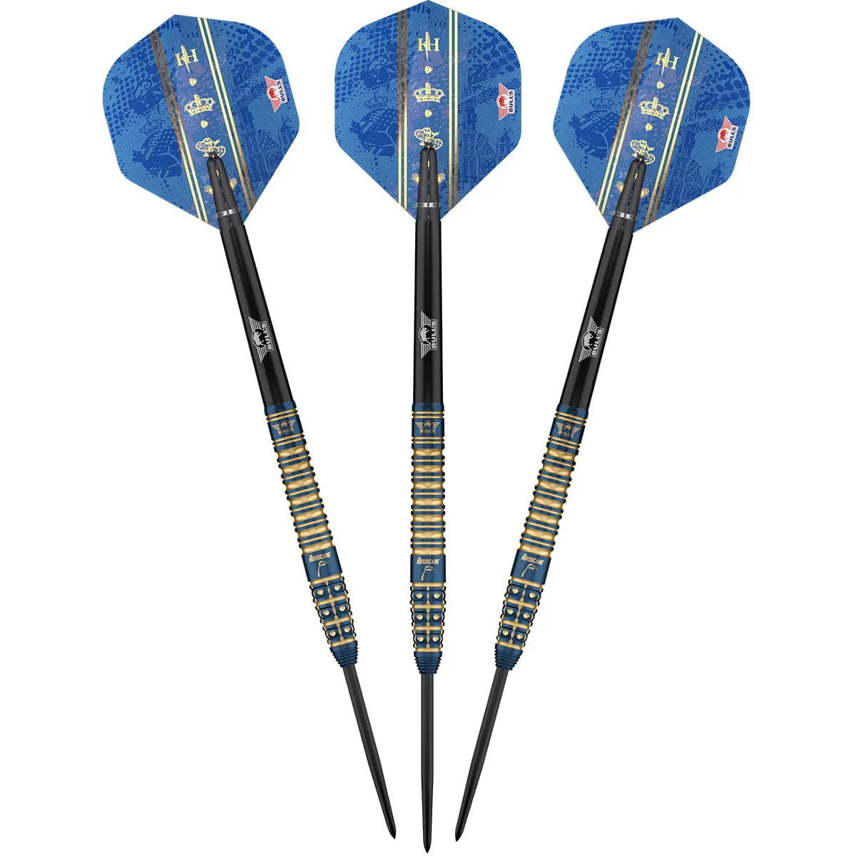 Bull's NL Kim Huybrechts 95% Tungsten Steel Tip Darts-4-22 GRAM-Premier Darts