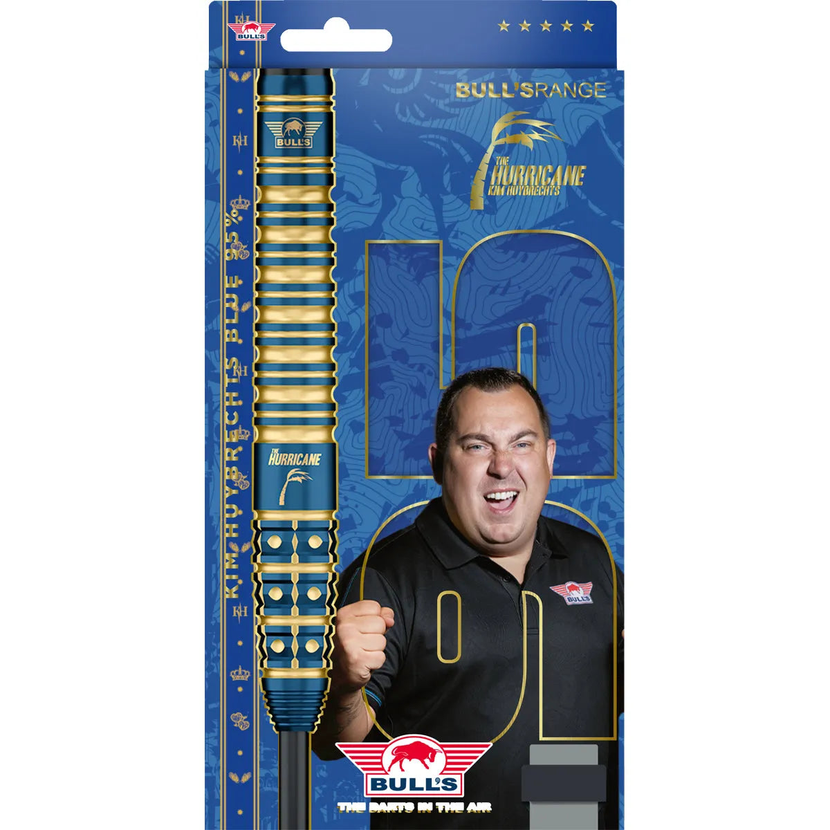Bull's NL Kim Huybrechts 95% Tungsten Steel Tip Darts-5-22 GRAM-Premier Darts