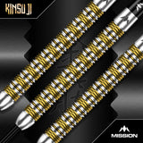 Mission Kinsuji 95% Tungsten Steel Tip Darts-4-22 GRAM-Premier Darts