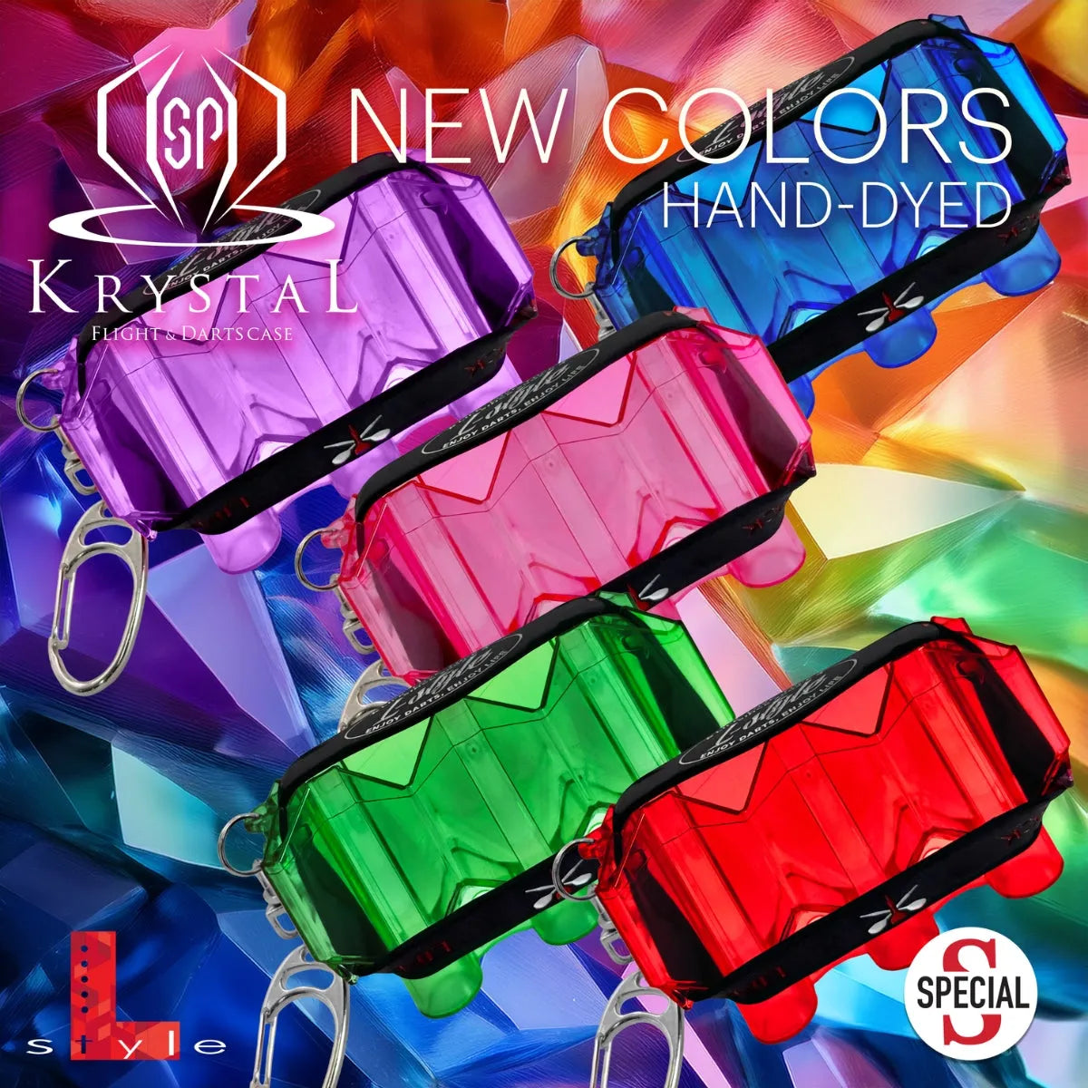 L-Style KRYSTAL SP Flight Case-2-Blue-Premier Darts