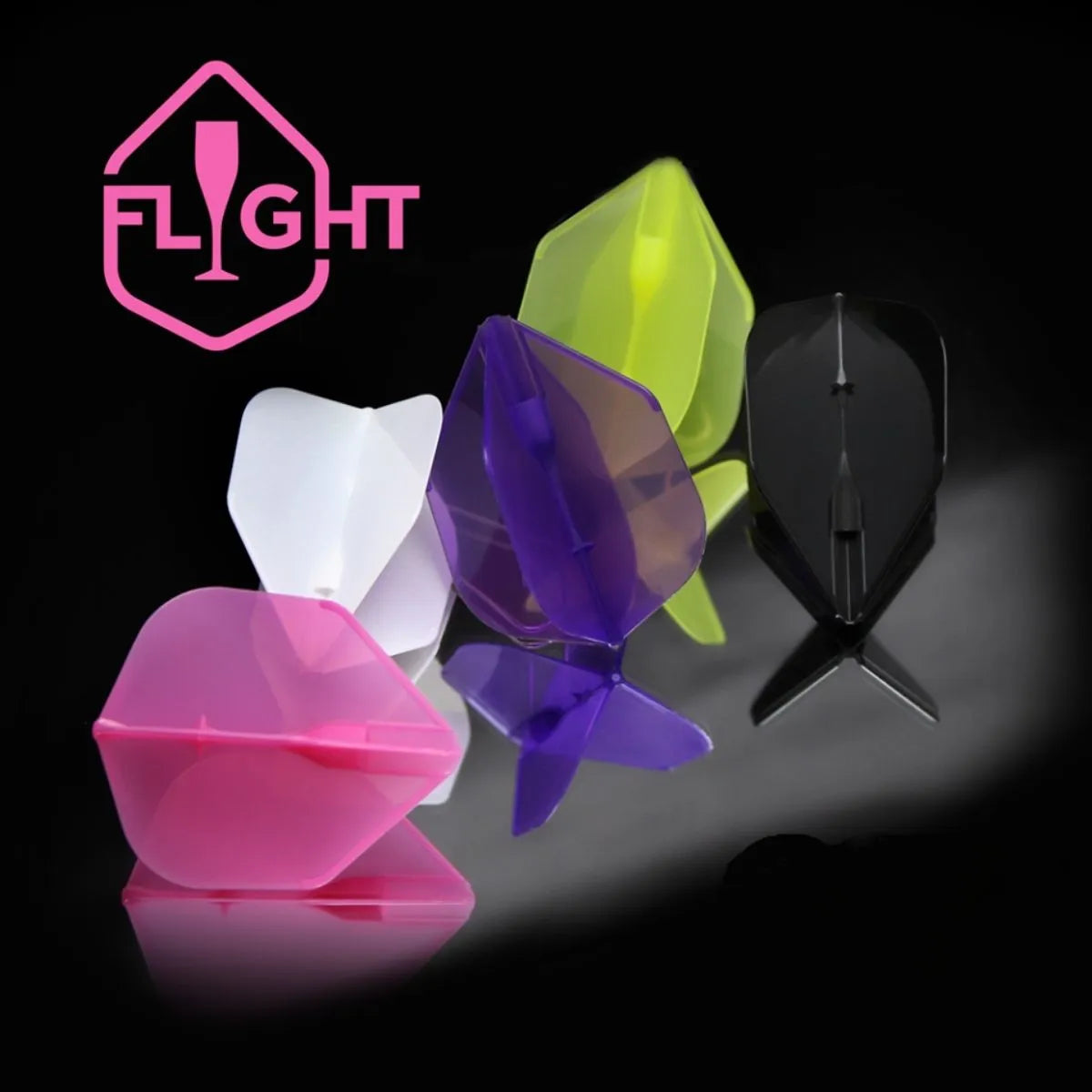 L-Style Darts L-Flight EZ L3 Flights-3-Black-Premier Darts