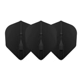 L-Style Darts L-Flight EZ L3 Flights-4-Black-Premier Darts