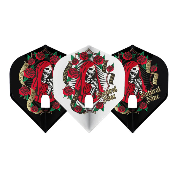L-Style Darts L-Flight PRO L1 Natural 9 Skull Maria Mix Flights-1-Premier Darts