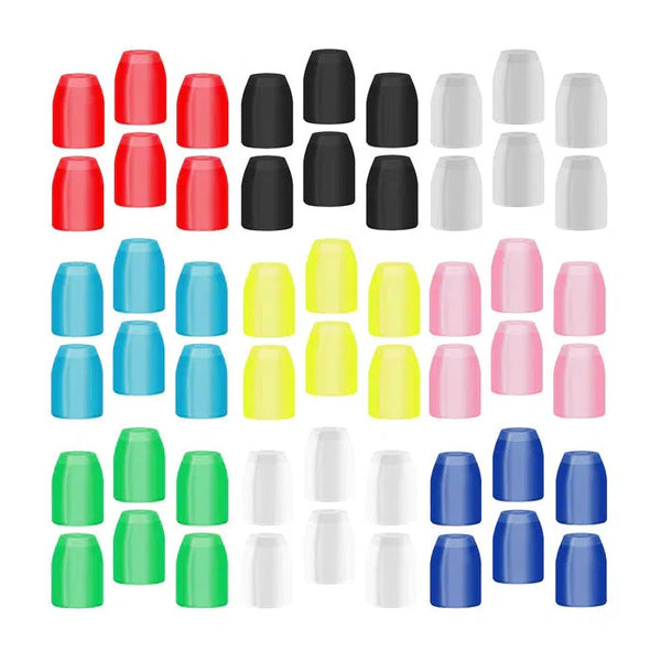 L-Style Champagne Rings x 6-1-Clear Black-Premier Darts