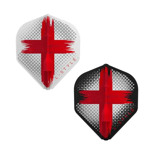 L-Style David Evans V2 L-Flight EZ L1 Standard Flights-1-Black-Premier Darts