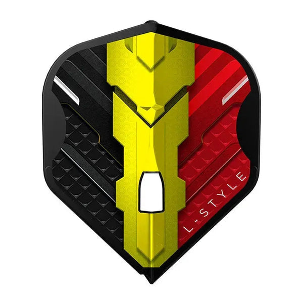 L-Style EZ L1 V Series Type C Standard Flights - Black-1-Premier Darts