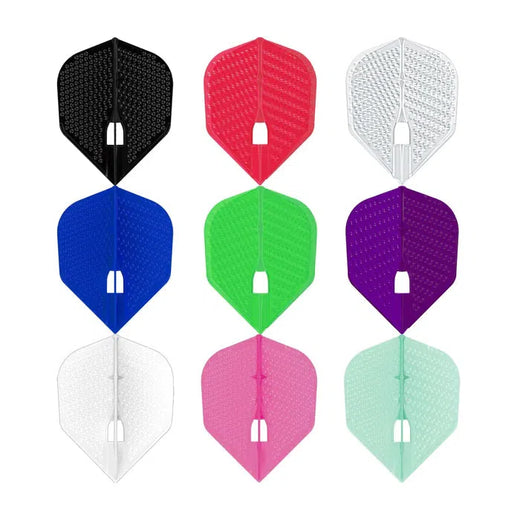 L-Style L-Flight PRO Dimple L3 Shape Flights-1-Black-Premier Darts