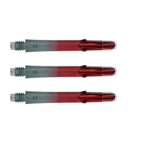 Tiges Fléchettes L-Style Lock Straight N9 - TwinColor Transparent/rouge - 3 Longueurs Dart Flights Tiges Fléchettes L-Style Lock Straight N9 - TwinColor Transparent/rouge - 3 Longueurs Dart Flights