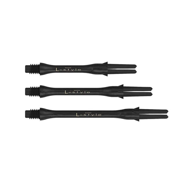 L-Style - L-Shafts Straight Lock Carbon Shafts-1-Black-Short-Premier Darts