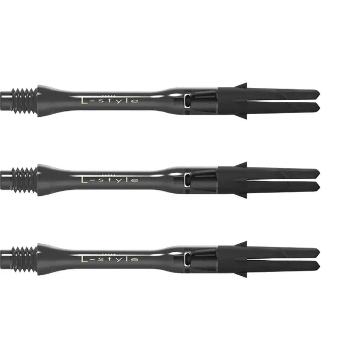 L-Style - L-Shafts Slim Locked Carbon Shafts-3-Black-Medium-Premier Darts