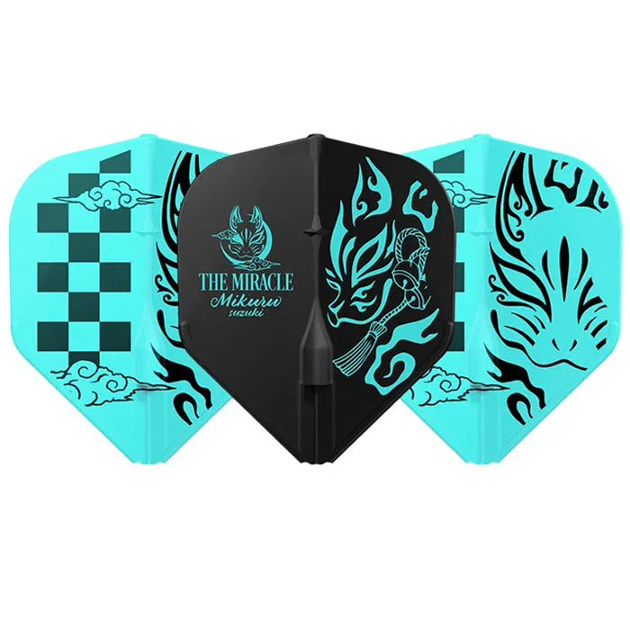 L-Style L1EZ Mikuru Suzuki V6 Type A - Mix Signature Champagne Darts Flights