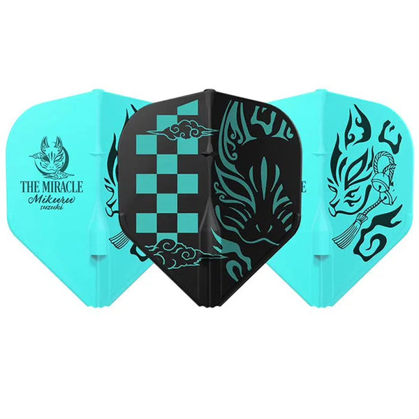 L-Style L1EZ Mikuru Suzuki V6 Type A - Mix Signature Champagne Darts Flights-1-Premier Darts