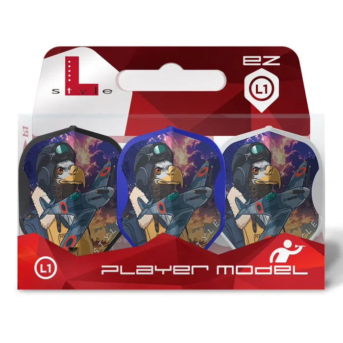 L-Style L1EZ Ricardo Perez MIX Signature Champagne Darts Flights