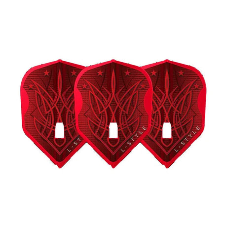 L-Style Lisa Ashton L1 PRO RED V3 Signature Champagne Darts Flights